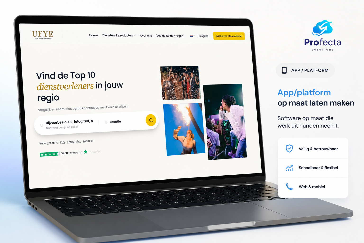 App platform op maat door Profecta Solutions