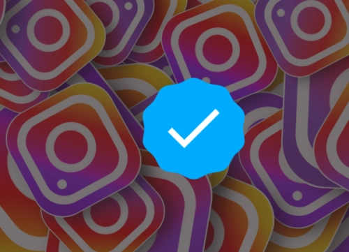 Blauw vinkje op Instagram Blauw vinkje op Instagram