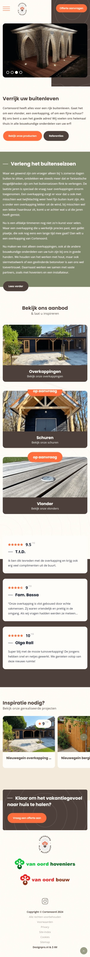 Cortenoord mobiele website Cortenoord mobiele website