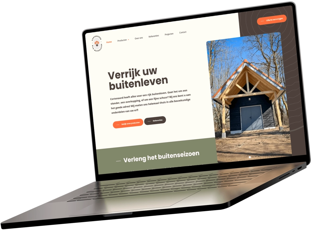 Cortenoord website laptop Cortenoord website laptop