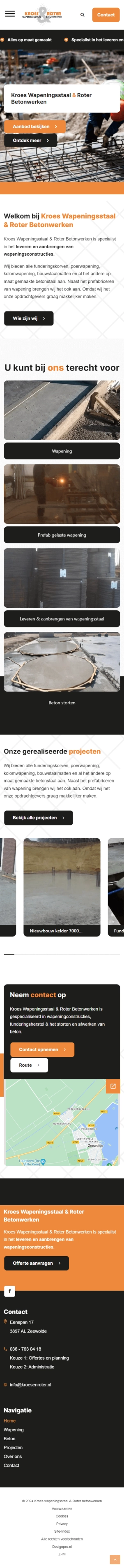 Kroes & Roter mobiele\ website Kroes & Roter mobiele\ website